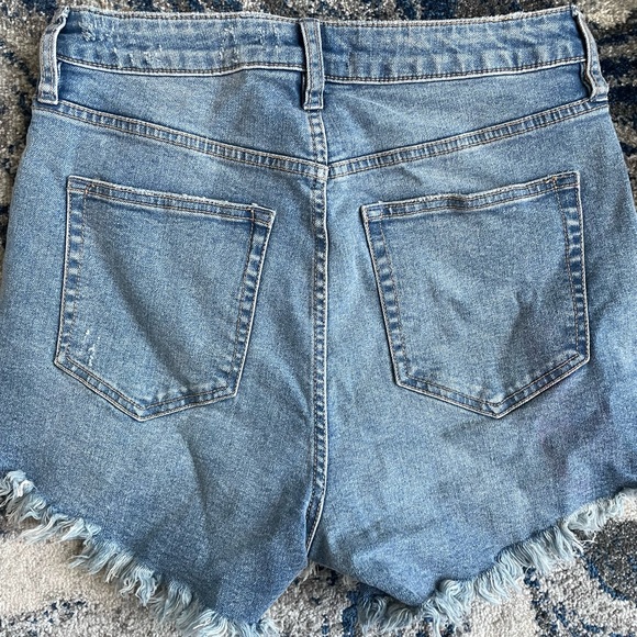 Free People Crvy Vintage High Rise Shorts Size 28 - Picture 6 of 6